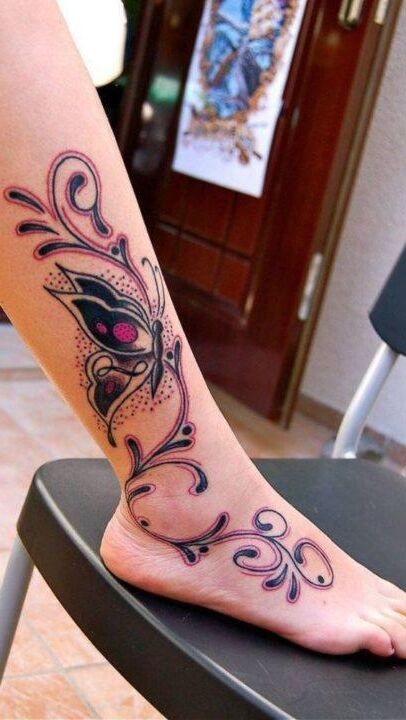 63 Ideas de Tatuajes en los Pies 8