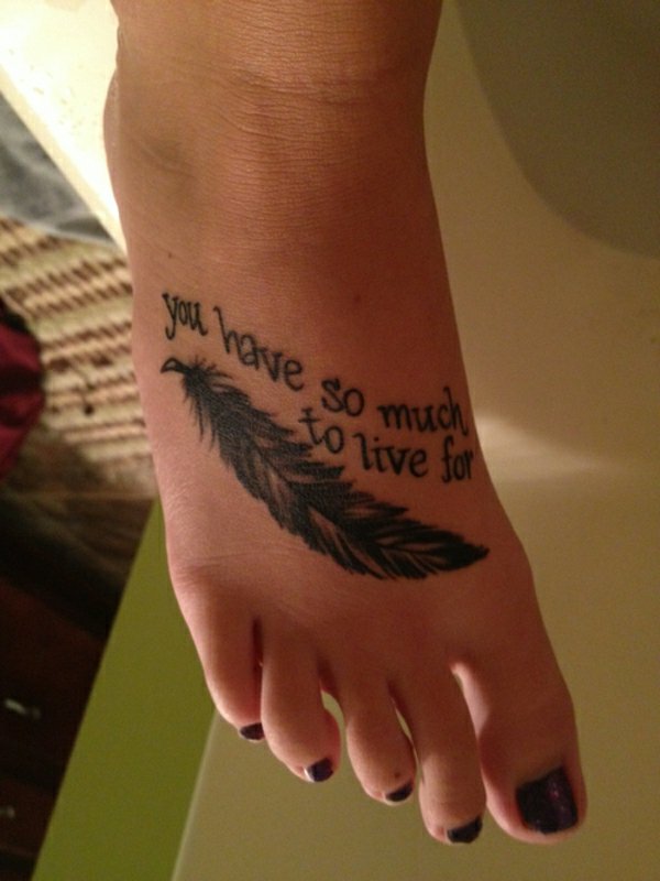 63 Ideas de Tatuajes en los Pies 11