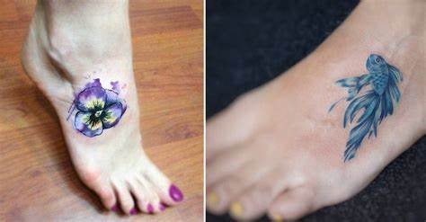 63 Ideas de Tatuajes en los Pies 17