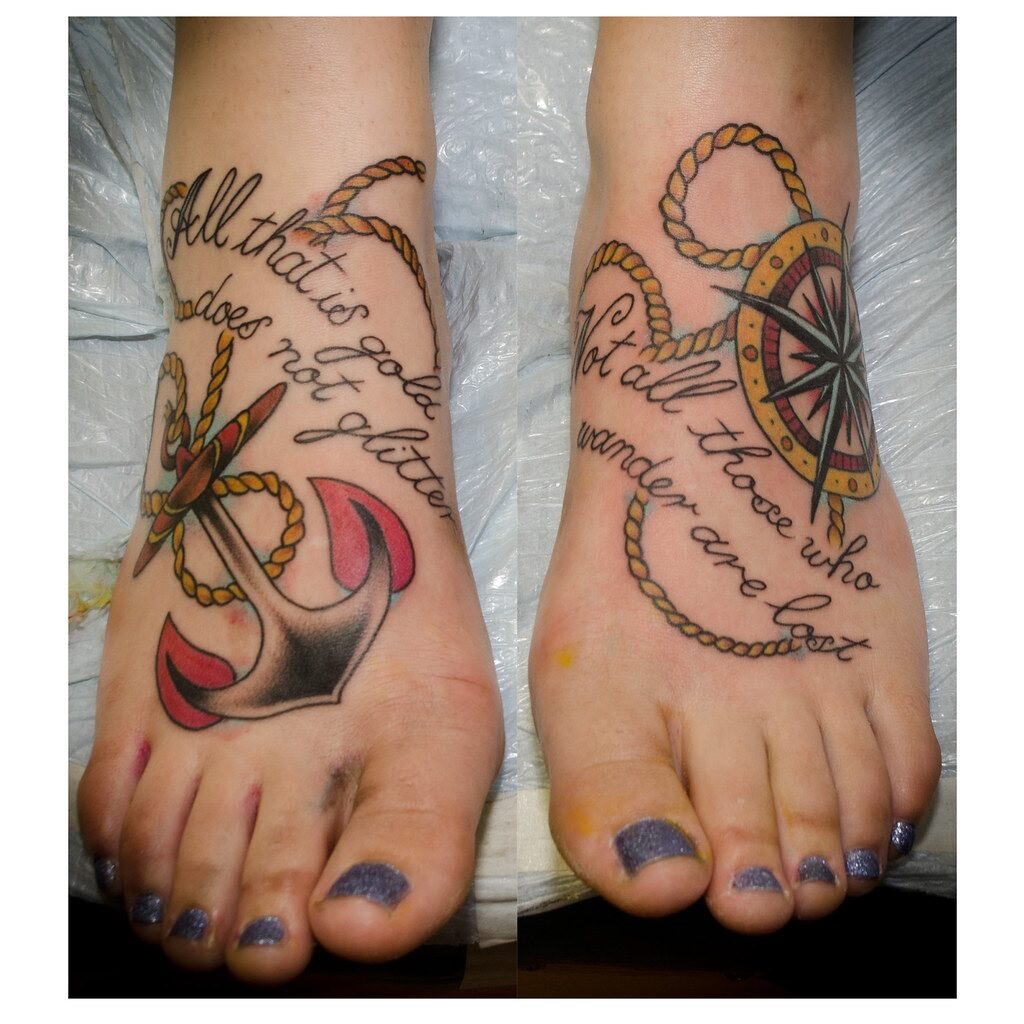 63 Ideas de Tatuajes en los Pies 32