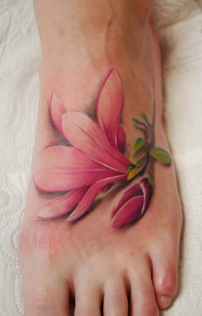 63 Ideas de Tatuajes en los Pies 18