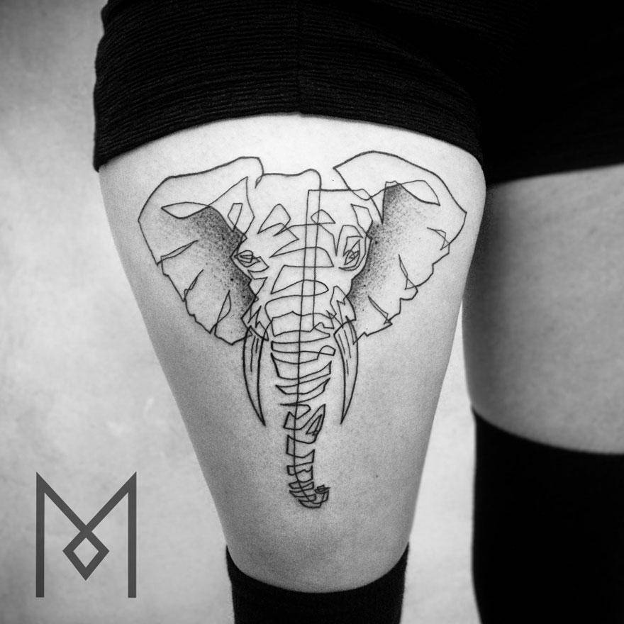 ¿Quién dice que son simples y aburridas? Tatuajes de líneas 22 ¿Quién dice que son simples y aburridas? Tatuajes de líneas 22