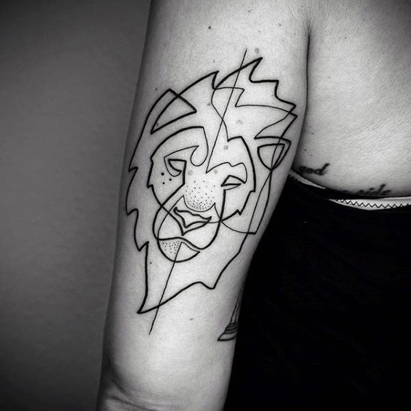 ¿Quién dice que son simples y aburridas? Tatuajes de líneas 26 ¿Quién dice que son simples y aburridas? Tatuajes de líneas 26