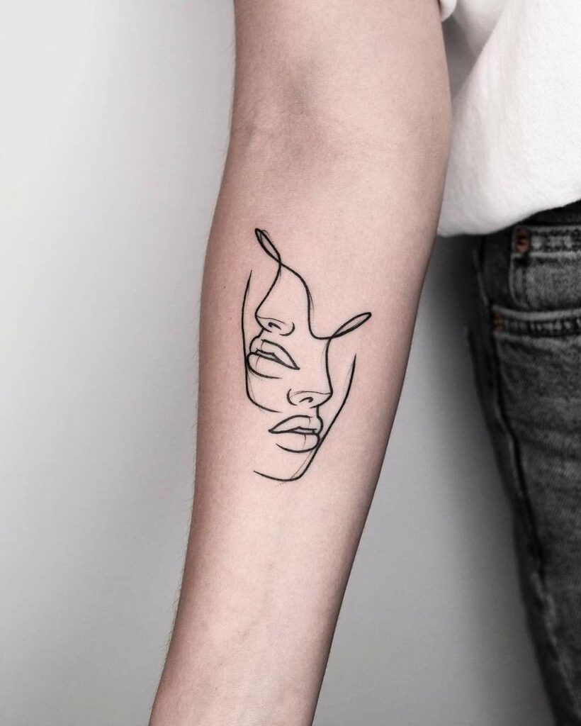 ¿Quién dice que son simples y aburridas? Tatuajes de líneas 6 ¿Quién dice que son simples y aburridas? Tatuajes de líneas 6