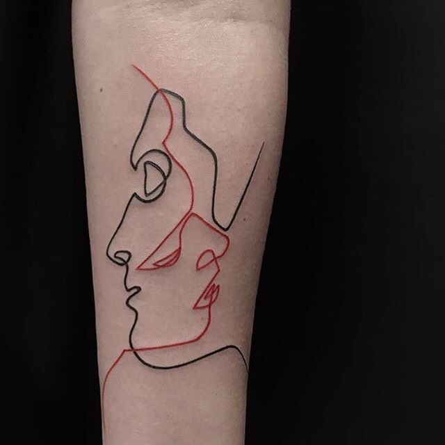 ¿Quién dice que son simples y aburridas? Tatuajes de líneas 60 ¿Quién dice que son simples y aburridas? Tatuajes de líneas 60