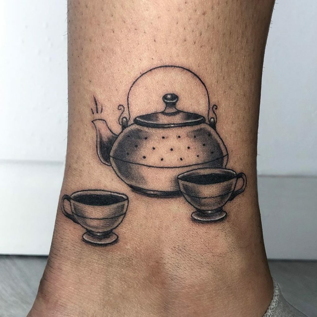 53 Diseños para Tatuajes de Café y Tazas de Café 36