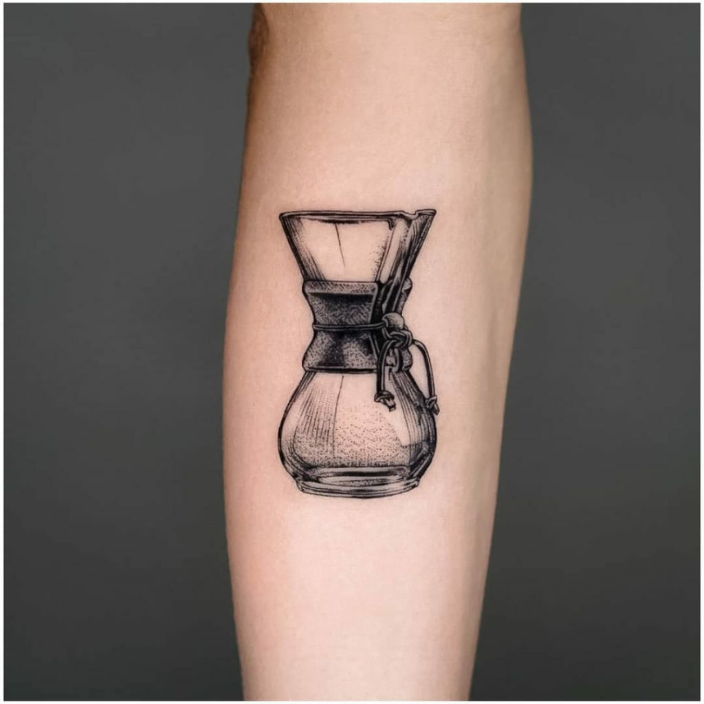 53 Diseños para Tatuajes de Café y Tazas de Café 41