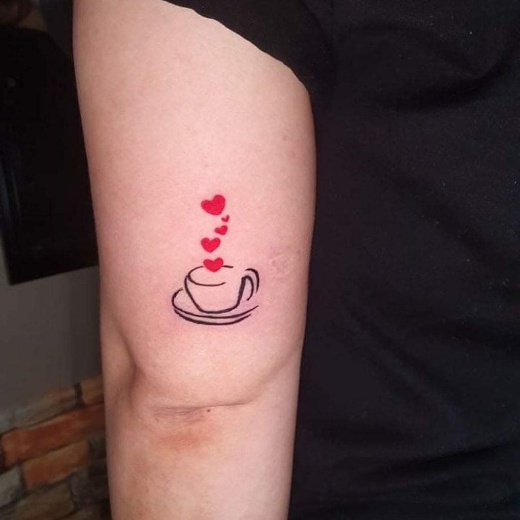 53 Diseños para Tatuajes de Café y Tazas de Café 42