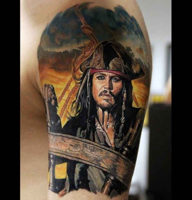 Tatuajes de Piratas del Caribe: 63 Diseños Ideales 34