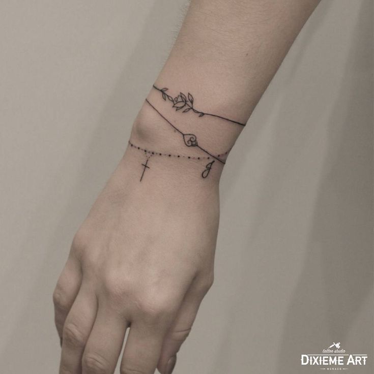 66 Ideas de Tatuajes de Pulseras 42