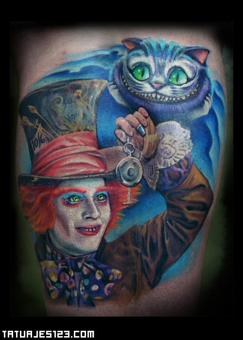 Tatuajes de Alicia en el país de las maravillas 73 Tatuajes de Alicia en el país de las maravillas 74