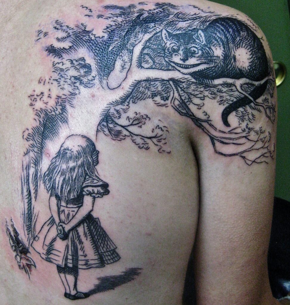 Tatuajes de Alicia en el país de las maravillas 2 Tatuajes de Alicia en el país de las maravillas 2