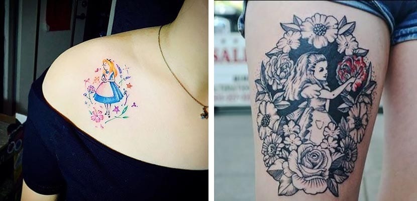 Tatuajes de Alicia en el país de las maravillas 25 Tatuajes de Alicia en el país de las maravillas 26