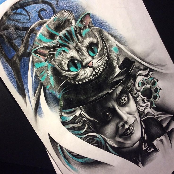 Tatuajes de Alicia en el país de las maravillas 63 Tatuajes de Alicia en el país de las maravillas 64