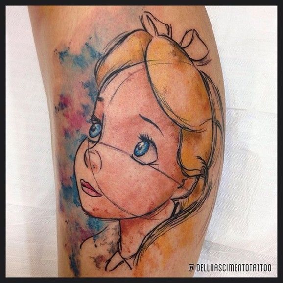 Tatuajes de Alicia en el país de las maravillas 31 Tatuajes de Alicia en el país de las maravillas 32