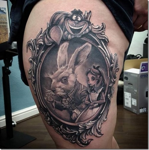 Tatuajes de Alicia en el país de las maravillas 49 Tatuajes de Alicia en el país de las maravillas 50