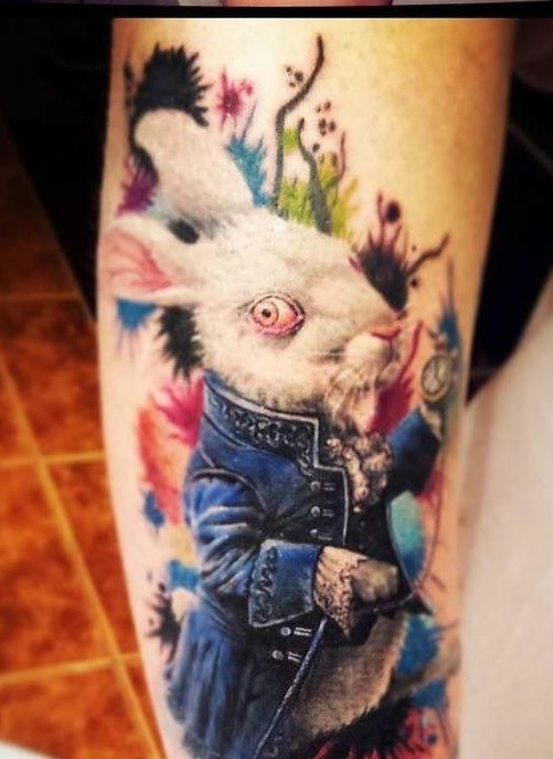 Tatuajes de Alicia en el país de las maravillas 50 Tatuajes de Alicia en el país de las maravillas 51