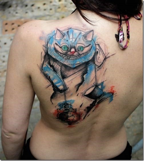 Tatuajes de Alicia en el país de las maravillas 68 Tatuajes de Alicia en el país de las maravillas 69