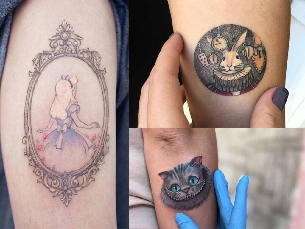 Tatuajes de Alicia en el país de las maravillas 77 Tatuajes de Alicia en el país de las maravillas 78