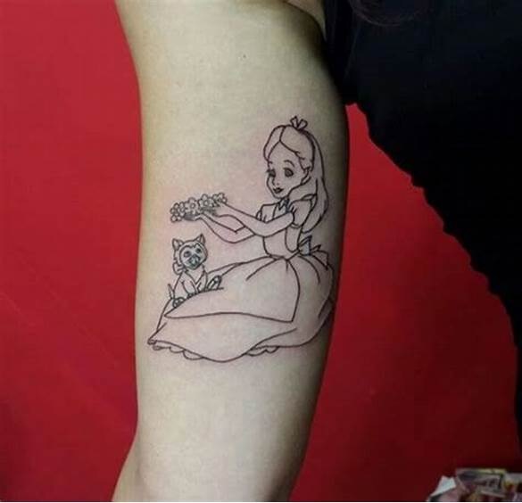 Tatuajes de Alicia en el país de las maravillas 41