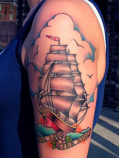 97 Tatuajes de Barcos para los amantes de navíos 10