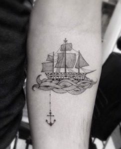 97 Tatuajes de Barcos para los amantes de navíos 23