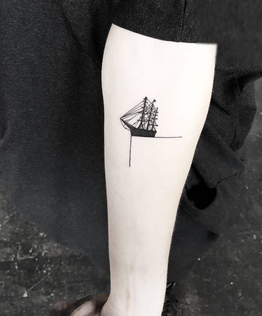 97 Tatuajes de Barcos para los amantes de navíos 24