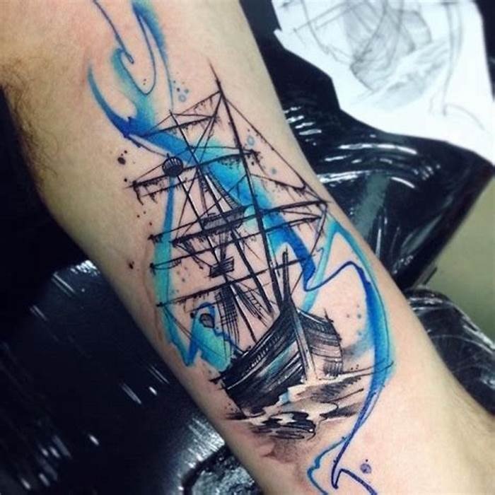 97 Tatuajes de Barcos para los amantes de navíos 29
