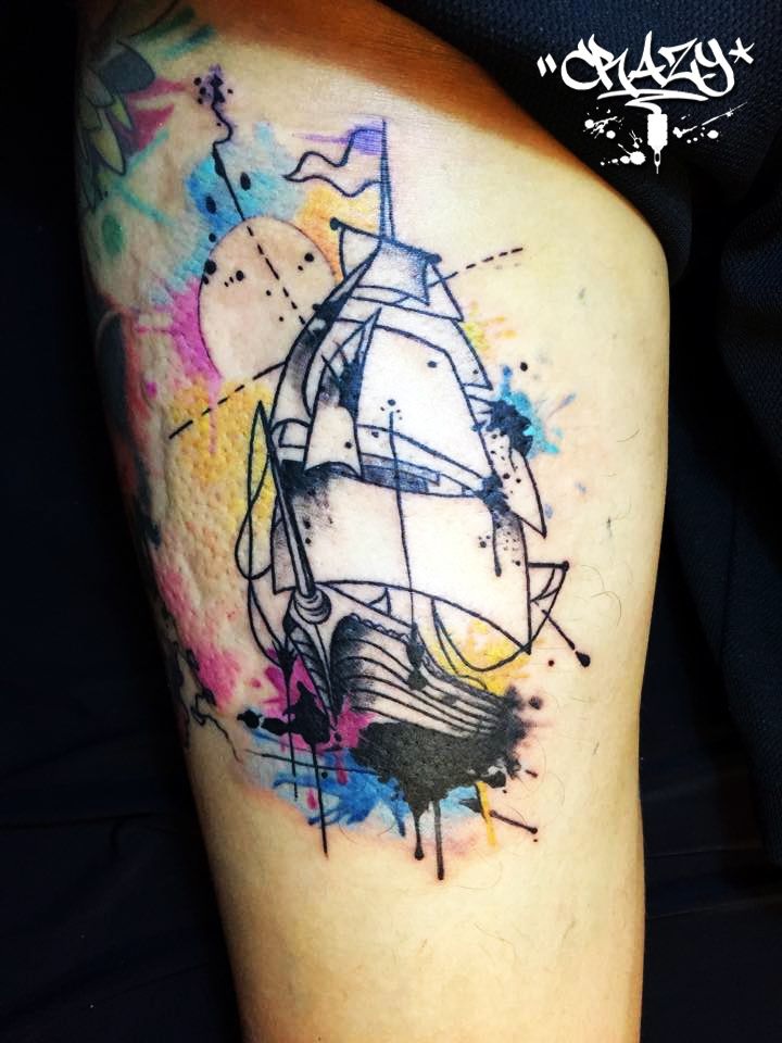 97 Tatuajes de Barcos para los amantes de navíos 30