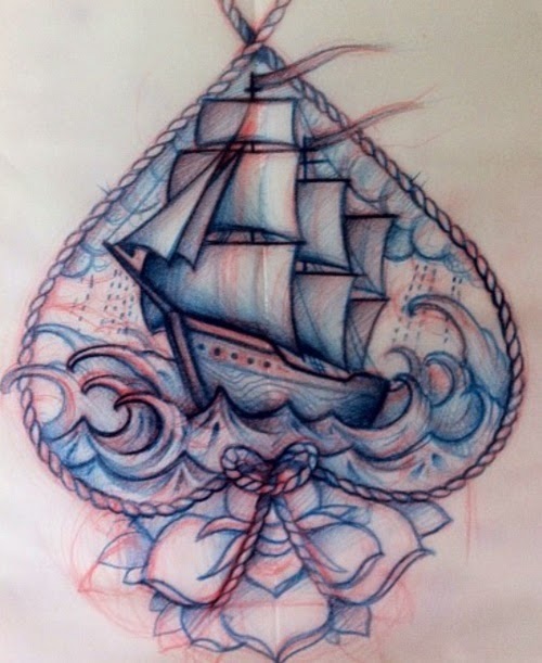 97 Tatuajes de Barcos para los amantes de navíos 41