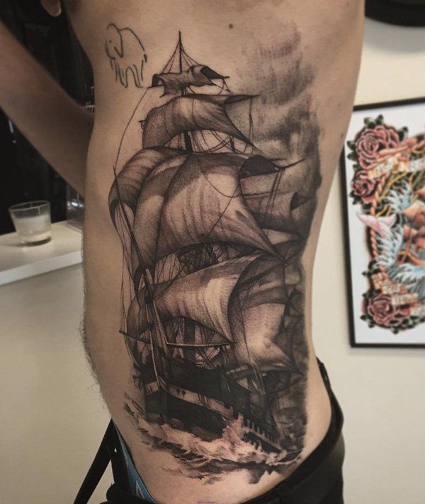 97 Tatuajes de Barcos para los amantes de navíos 52