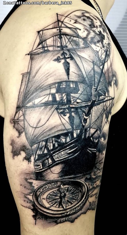 97 Tatuajes de Barcos para los amantes de navíos 53