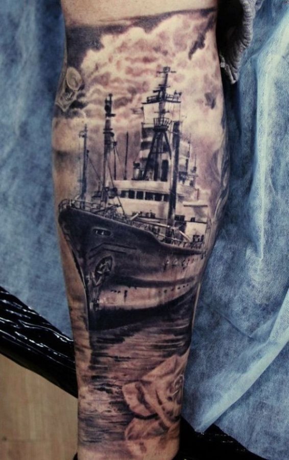 97 Tatuajes de Barcos para los amantes de navíos 54