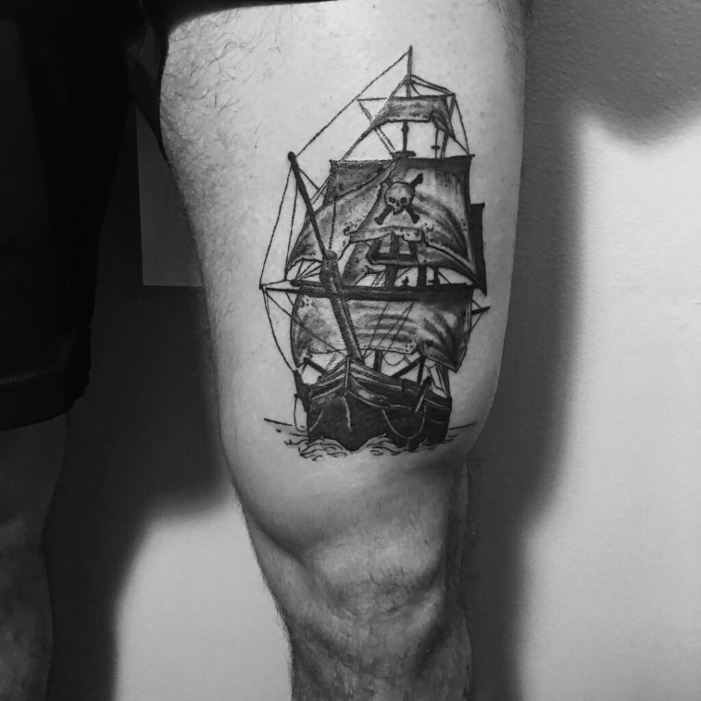97 Tatuajes de Barcos para los amantes de navíos 7