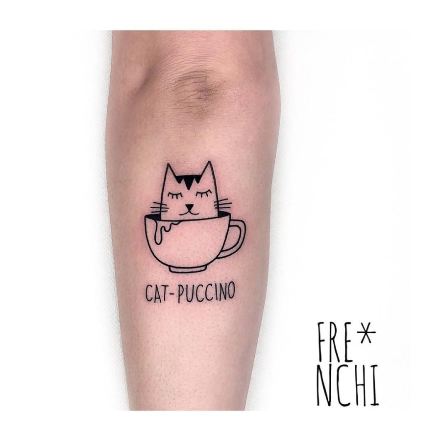 53 Diseños para Tatuajes de Café y Tazas de Café 7