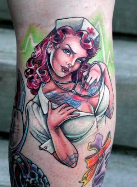 Tatuajes Pin Up: Colgados en la piel 11 Tatuajes Pin Up: Colgados en la piel 11