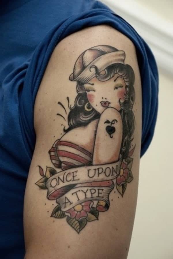 Tatuajes Pin Up: Colgados en la piel 2