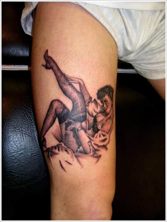 Tatuajes Pin Up: Colgados en la piel 38 Tatuajes Pin Up: Colgados en la piel 38