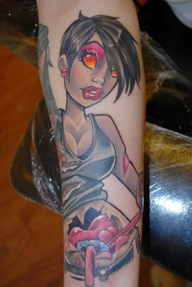 Tatuajes Pin Up: Colgados en la piel 45