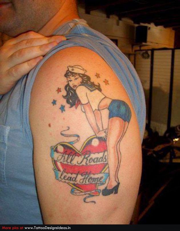 Tatuajes Pin Up: Colgados en la piel 49 Tatuajes Pin Up: Colgados en la piel 49
