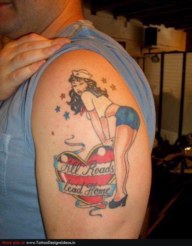 Tatuajes Pin Up: Colgados en la piel 49