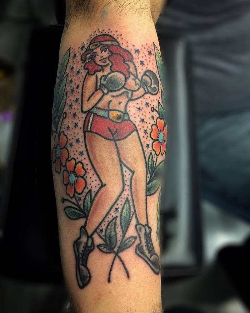 Tatuajes Pin Up: Colgados en la piel 65 Tatuajes Pin Up: Colgados en la piel 65