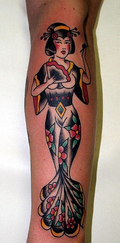 Tatuajes Pin Up: Colgados en la piel 66