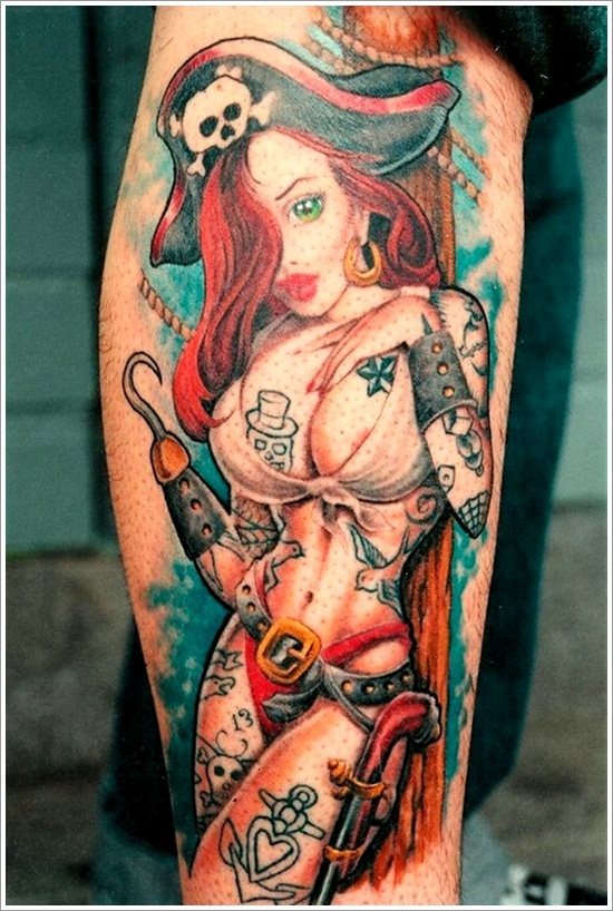 Tatuajes Pin Up: Colgados en la piel 70 Tatuajes Pin Up: Colgados en la piel 70