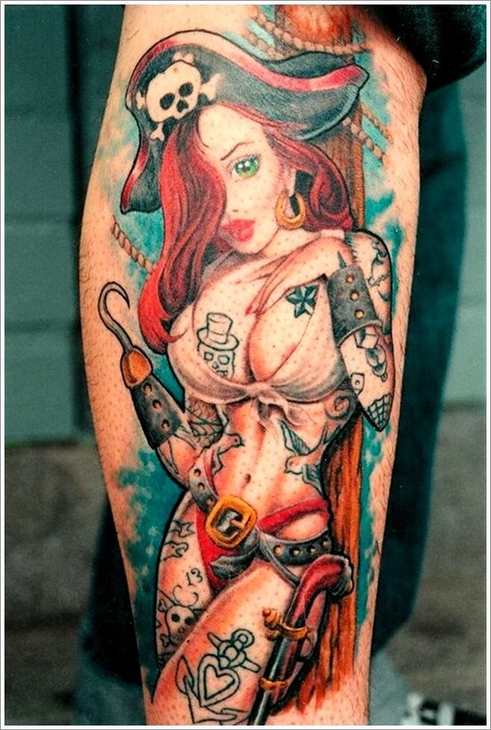 Tatuajes Pin Up: Colgados en la piel 70