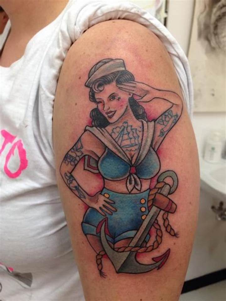 Tatuajes Pin Up: Colgados en la piel 71