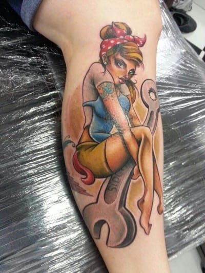 Tatuajes Pin Up: Colgados en la piel 75 Tatuajes Pin Up: Colgados en la piel 75