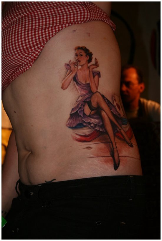 Tatuajes Pin Up: Colgados en la piel 78