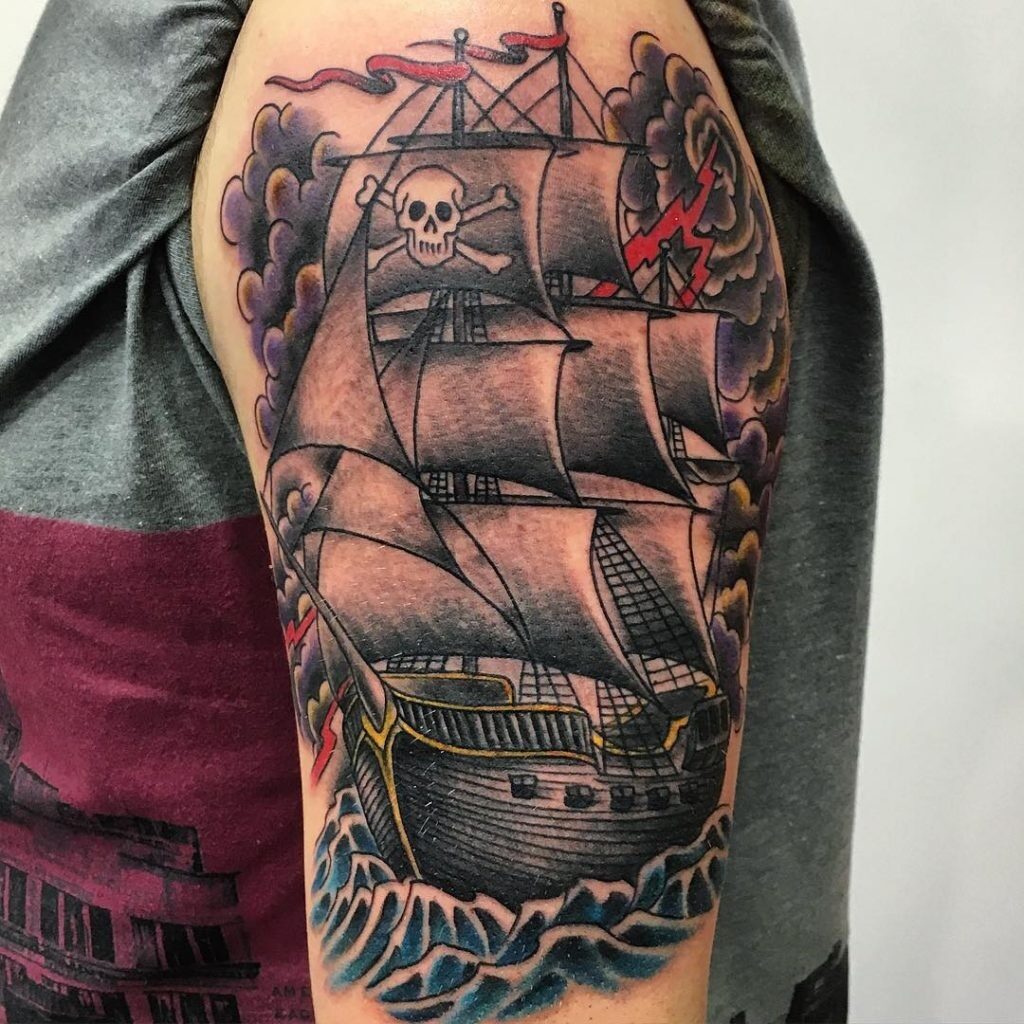 66 Ideas de Tatuajes de Piratas 29
