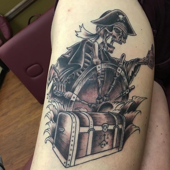 66 Ideas de Tatuajes de Piratas 42